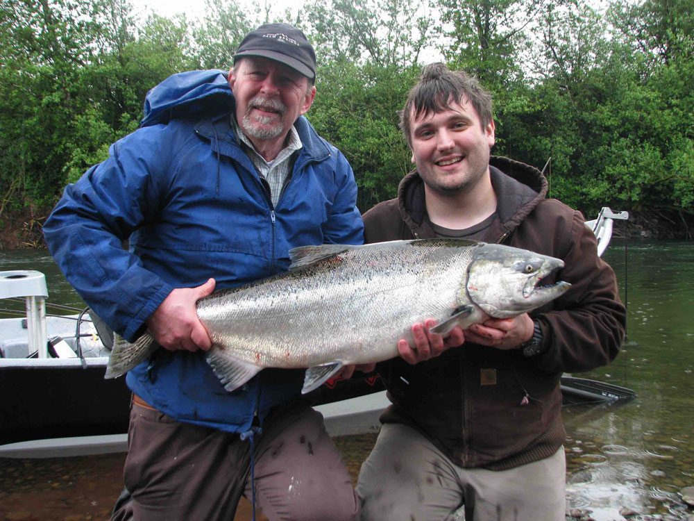 Spring Chinook caught on the Nestucca River