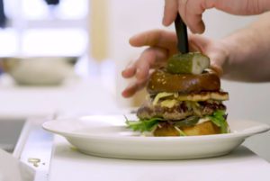 burger stack pickle